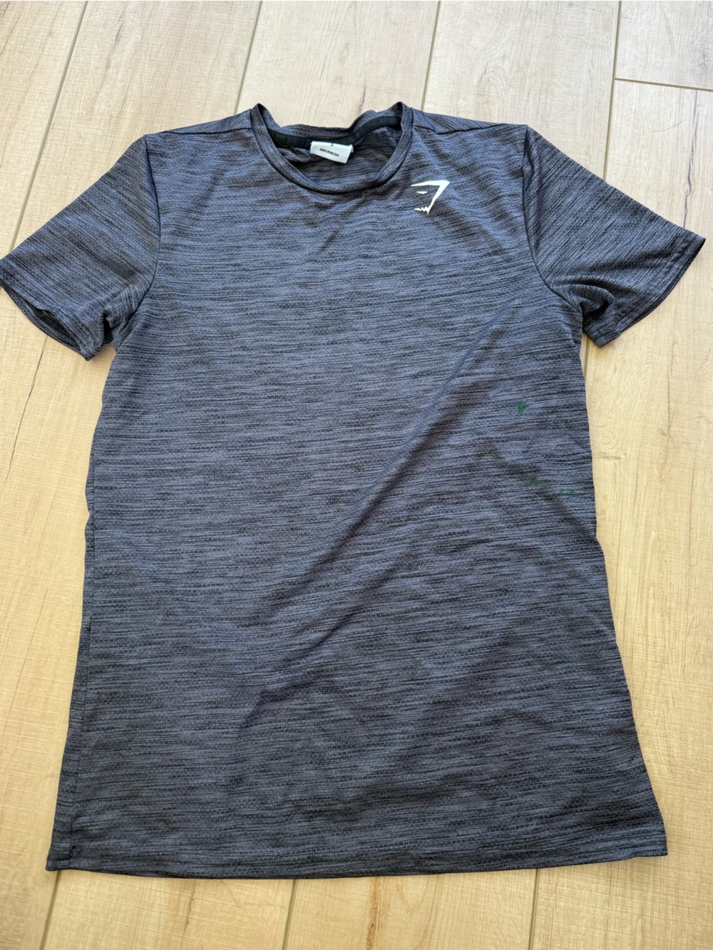 Gymshark Men's Heathered Charcoal Performance Tee